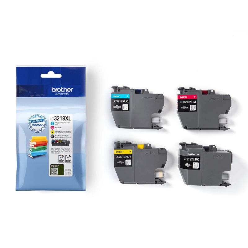 BROTHER CARTUCHO TINTA LC-3219XL VALUE PACK BK-C-M-Y