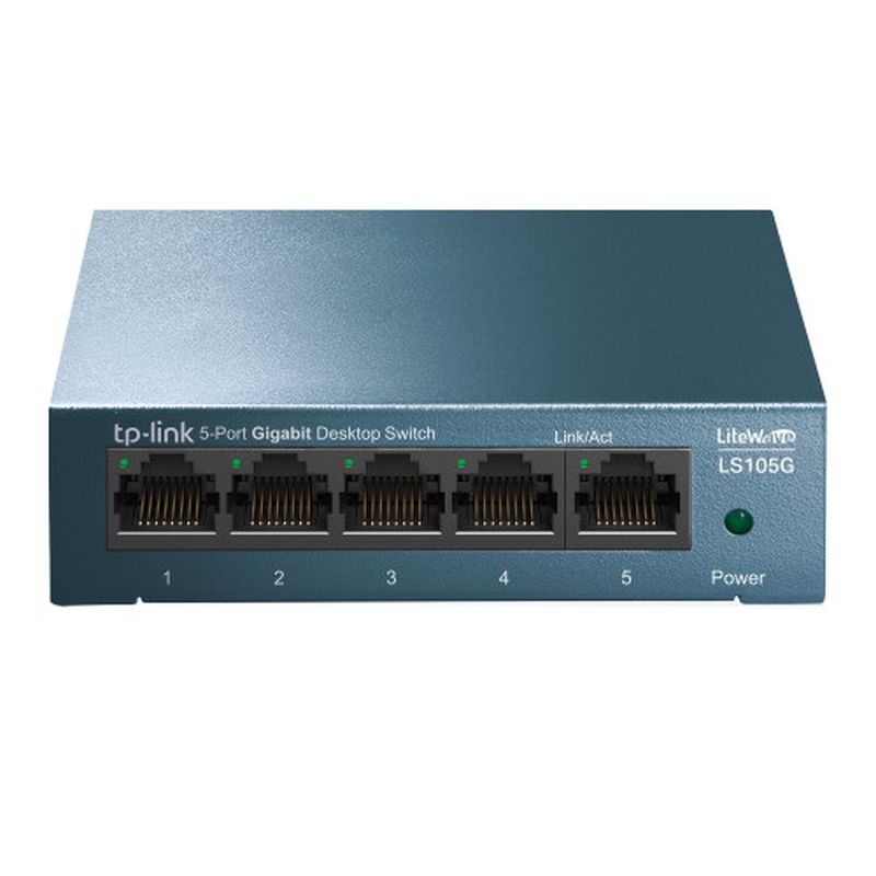 TP-LINK SWITCH LS105G LITEWAVE 10/100/1000 5 PUERTOS METALICO
