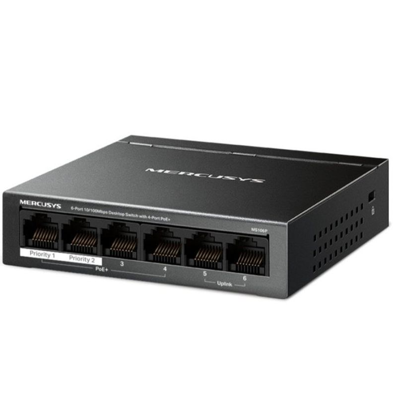 MERCUSYS SWITCH 6-PORT NO GESTIONABLE MS106P