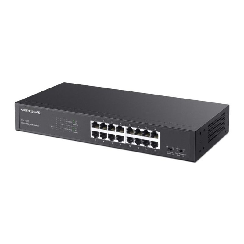MERCUSYS SWITCH 16-PORT + 1xGBPS NO GESTIONABLE MS116GS