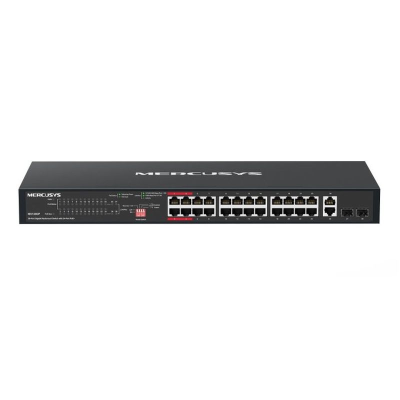 MERCUSYS SWITCH 28-PORT NO GESTIONABLE MS128GP