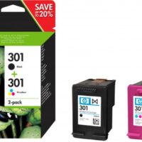 HP CARTUCHO N9J72AE KIT COLOR Y NEGRO Nº 301
