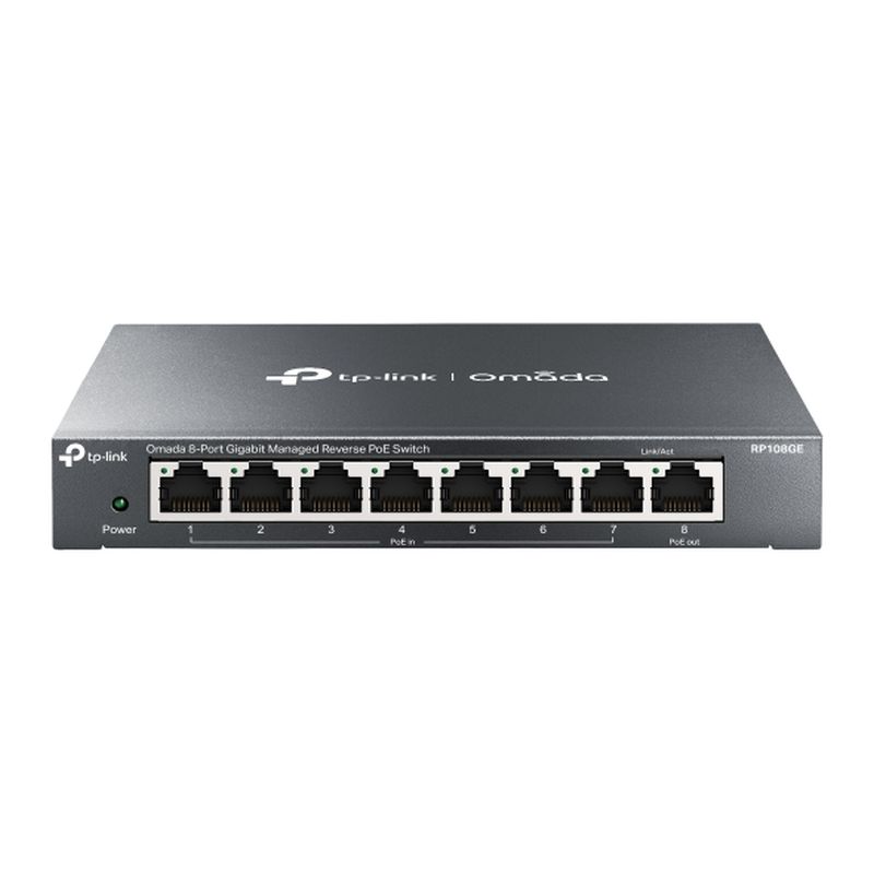 TP-LINK SWITCH OMADA RP108GE 8 PUERTOS POE