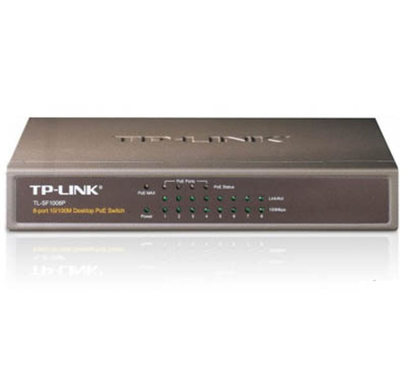 TP-LINK SWITCH DE 8 PUERTOS 10/100 POE SF1008P