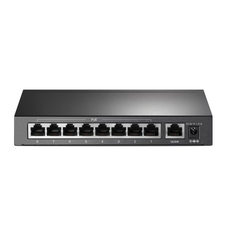 TP-LINK SWITCH DE 9 PUERTOS 10/100 CON 8 PUERTOS POE+ SF1009P