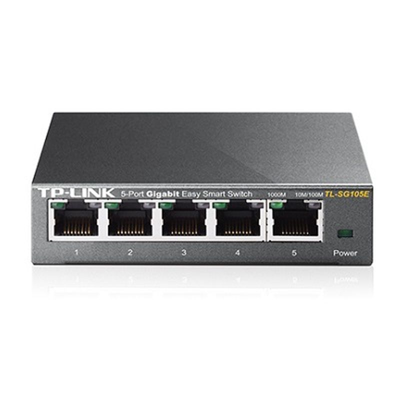 TP-LINK SWITCH TL-SG105E 10/100/1000 5 PUERTOS METALICO