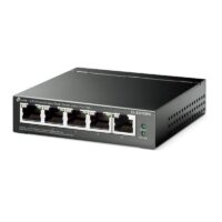 TP-LINK SWITCH SEMIGESTIONABLE TL-SG105PE 10/100/1000 4 PUERTOS POE+ METALICO