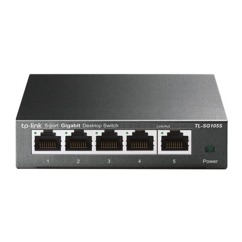 TP-LINK SWITCH TL-SG105S 10/100/1000 5 PUERTOS METALICO