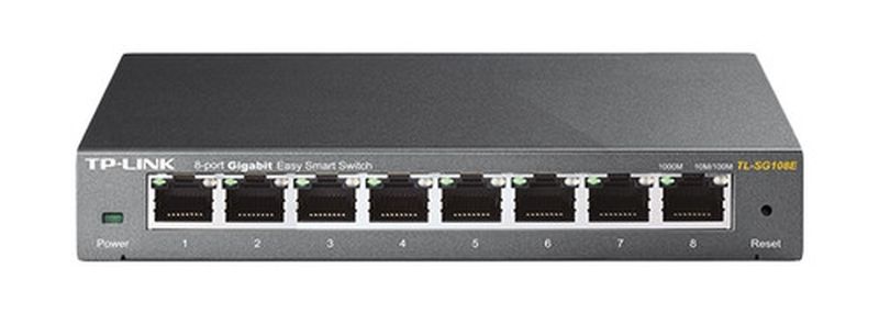 TP-LINK SWITCH TL-SG108E 10/100/1000 8 PUERTOS METALICO