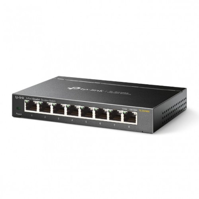 TP-LINK SWITCH TL-SG108S 10/100/1000 8 PUERTOS METALICO