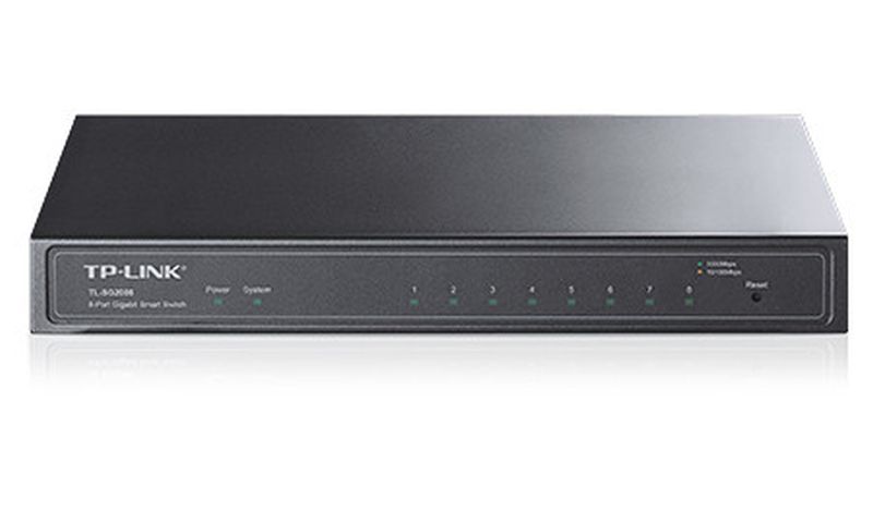 TP-LINKSWITCH TL-SG2008 SEMIGESTIONABLE 8 PUERTOS GIGABIT