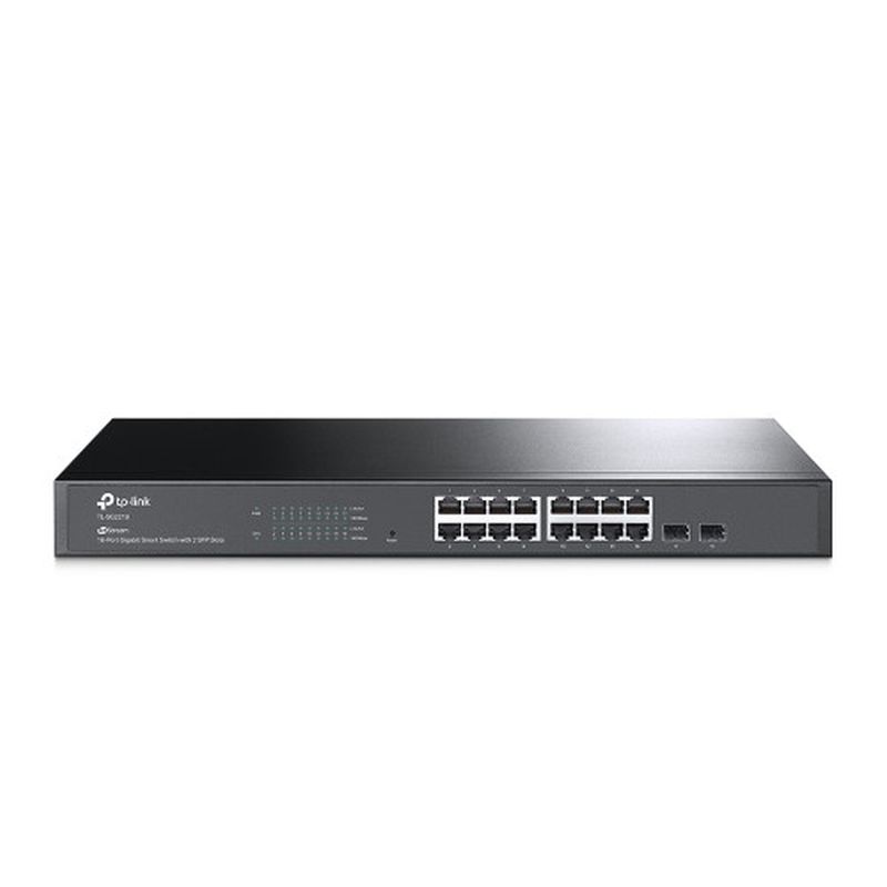 TP-LINK SWITCH TL-SG2218 GESTIONABLE 16 PUERTOS GIGABIT CON 2 RANURAS SFP GIGABIT