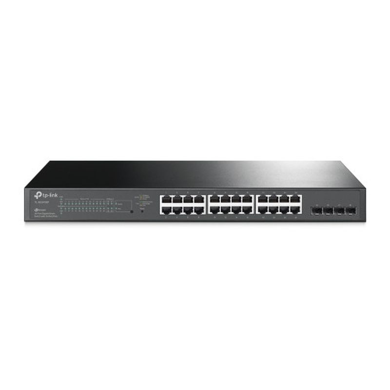 TP-LINK SWITCH SMART TL-SG2428P GIGABIT JETSTREAM DE 24 PUERTOS POE+ Y 4 RANURAS SFP TL-SG2428P