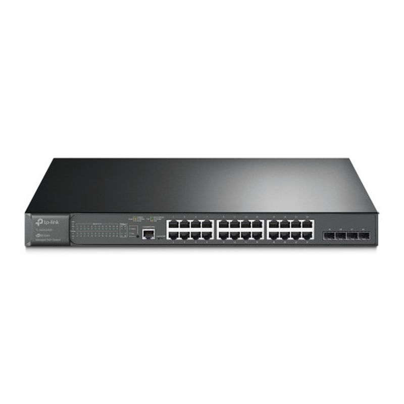 TP-LINK SWITCH TL-SG3428MP GESTIONABLE JETSTREAM DE 24 PUERTOS GIGABIT L2 CON POE+ (384W) CON 4 RANURAS SFP