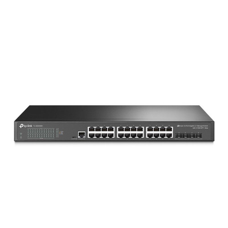 TP-LINK SWITCH TL-SG3428X GESTIONABLE JETSTREAM DE 24 PUERTOS GIGABIT L2 CON 4 RANURAS SFP 10 GE