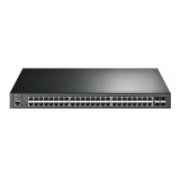 TP-LINK SWITCH TL-SG3452P JETSTREAM GESTIONABLE GIGABIT L2+ DE 48 PUERTOS POE 384W CON 4 RANURAS SFP