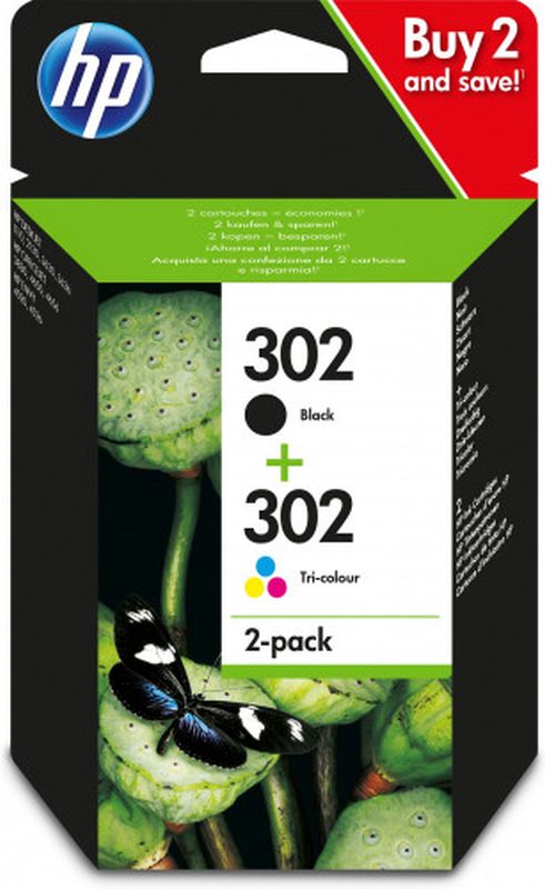 HP CARTUCHO X4D37AE MULTIPACK NEGRO/COLOR  Nº 302