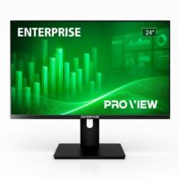 MONITOR ENTERPRISE PRO-VIEW 24 IPS FHD 120HZ VGA + HDMI + DISPLAYPORT ERGONOMICO MULTIMEDIA VESA ULTRA THIN BORDER FREE 3YR GAR