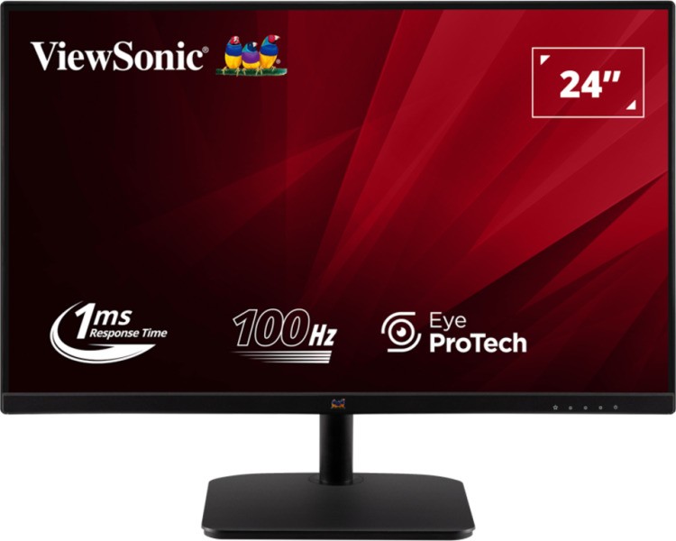 MONITOR VIEWSONIC 24 IPS 100HZ 1MS MULTIMEDIA HDMI VGA DP 3YR GAR