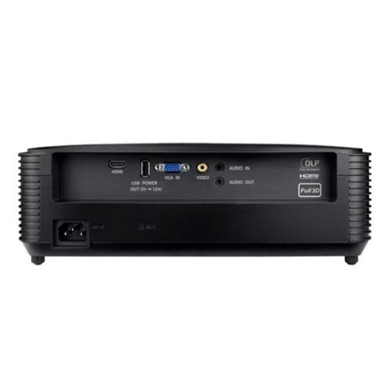 Proyector Optoma S336 4000l Svga Hdmi Vga Usb 3d Black - Imagen 3