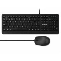 TECLADO + RATON ENTERPRISE PRO KM102 ISLE USB BLACK