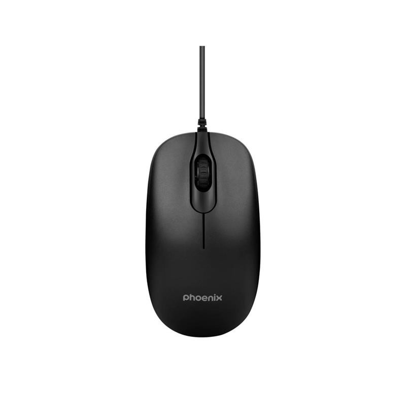 Teclado + Raton Phoenix Usb 1200dpi Black - Imagen 2