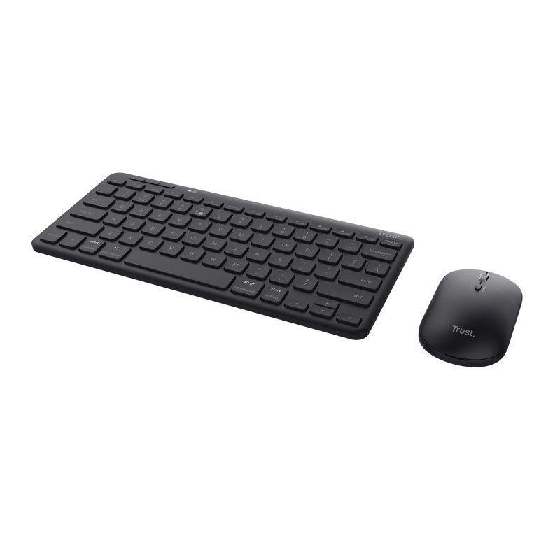 Teclado + Raton Trust Lyra Tkl Wireless Multidispositvo Black - Imagen 2