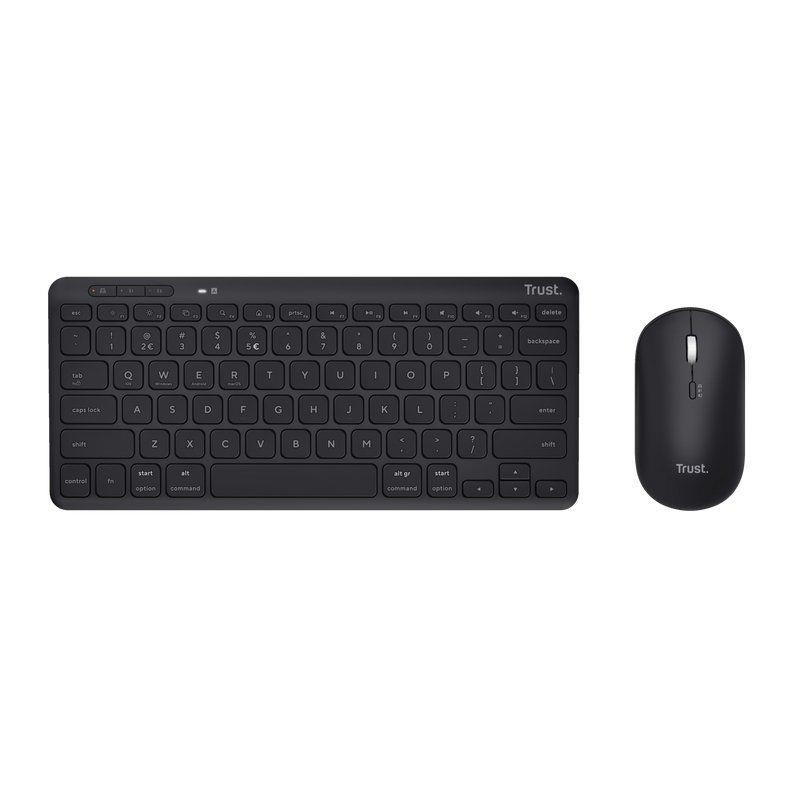 Teclado + Raton Trust Lyra Tkl Wireless Multidispositvo Black - Imagen 3