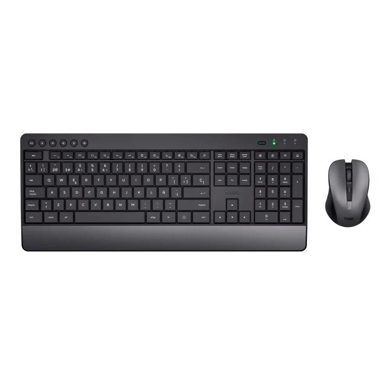 Teclado + Raton Trust Trezo Wireless Black Eco - Imagen 2
