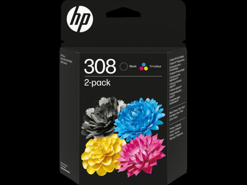 HP CARTUCHO 6L6S6UE MULTIPACK NEGRO / COLOR Nº 308