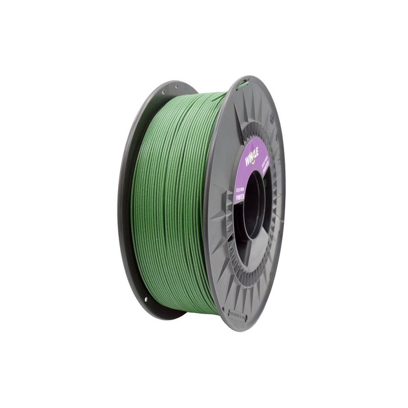 WINKLE FILAMENTO VERDE MILITAR GLITTER (PARTICULAS) PLA-HD 1.75MM 300 GR