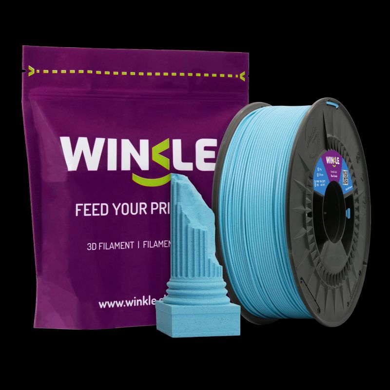 WINKLE FILAMENTO GRANITO AZUL PLA-HD TEXTURE 1.75MM 1 KG