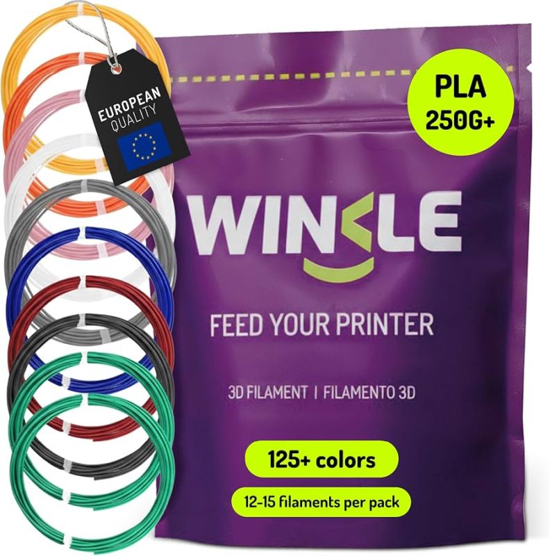 WINKLE FILAMENTO PLA COLORES VARIADOS 250GR