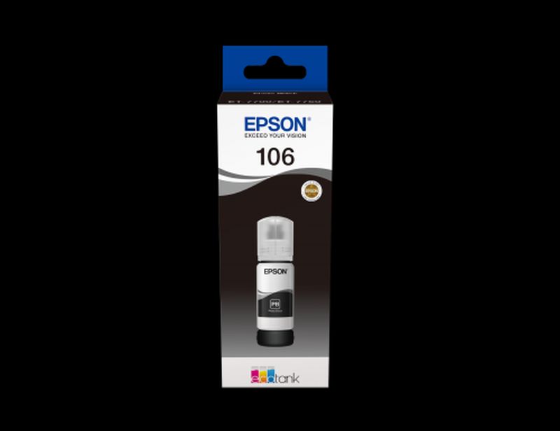 EPSON BOTE TINTA ECOTANK NEGRO Nº 106