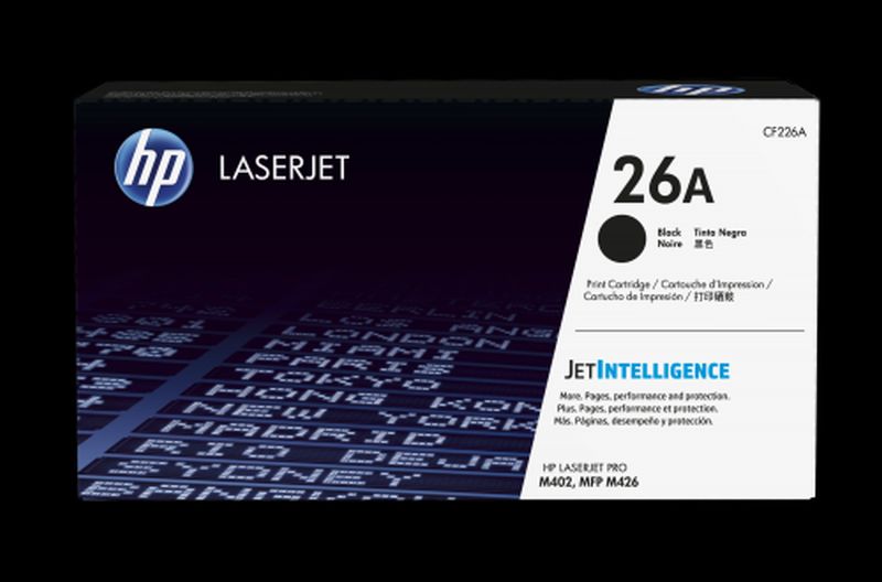 HP TONER CF226A NEGRO Nº 26A