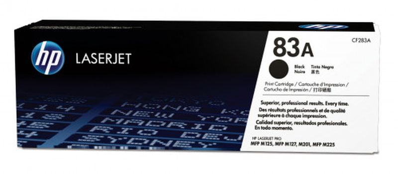 HP TONER CF283A NEGRO Nº 83A