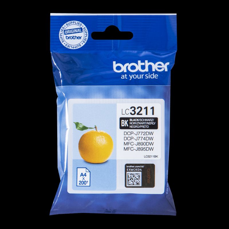 BROTHER CARTUCHO TINTA LC-3211BK NEGRO