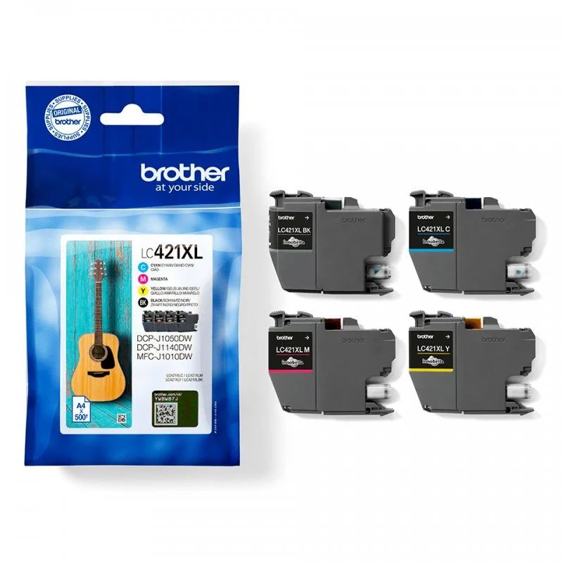 BROTHER CARTUCHO TINTA LC-421XL VALUE PACK BK-C-M-Y