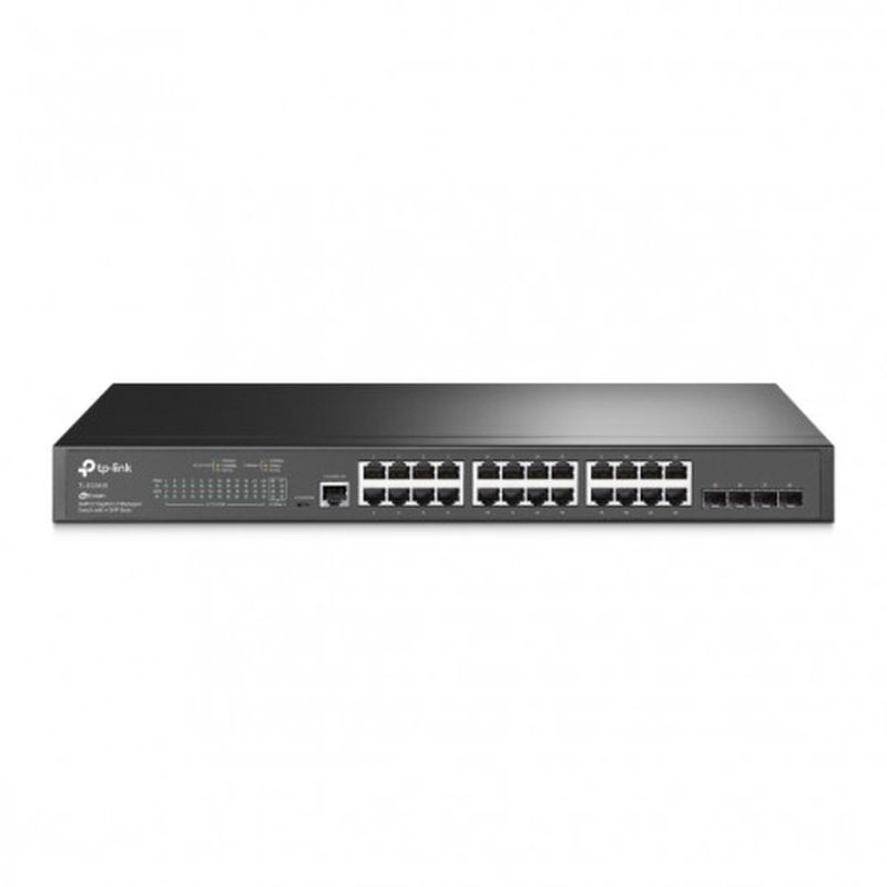 TP-LINK SWITCH TL-SG3428 GESTIONABLE JETSTREAM DE 24 PUERTOS GIGABIT L2 CON 4 RANURAS SFP