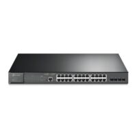 TP-LINK SWITCH TL-SG3428MP GESTIONABLE JETSTREAM DE 24 PUERTOS GIGABIT L2 CON POE+ (384W) CON 4 RANURAS SFP