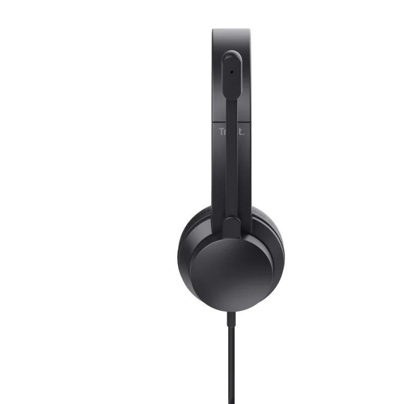 Auriculares + Microfono Trust Hs-201 Headset Usb Black - Imagen 4
