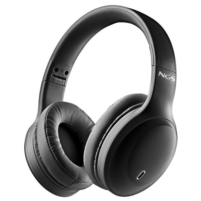 AURICULARES NGS ARTICA GLACIER WIRELESS BLUETOOTH MICROFONO DIADEMA BLACK
