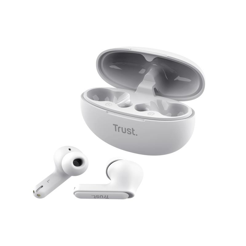Auriculares Trust Yavi Earbuds Enc Bluetooth Wireless White - Imagen 7