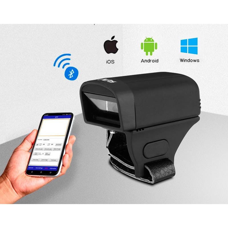Lector Avpos Codigos 1d + 2d + Qr Bt02 Portatil Finger Bluetooth - Imagen 4