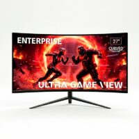 MONITOR ENTERPRISE ULTRAGAME-VIEW 27 2K CURVO 200HZ 2 X HDMI + 2 X DISPLAYPORT MULTIMEDIA VESA 3YR GAR