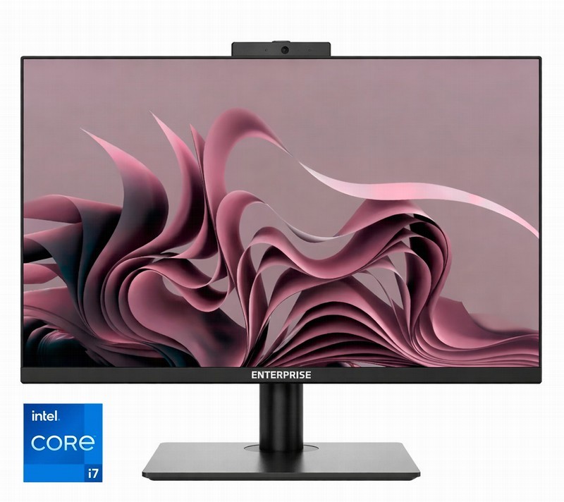 ORDENADOR ENTERPRISE AIO DOHA 24 I7 12700/16GB DDR5/SSD500GB/WIFI/WEBCAM/ERGO/3Y BLACK