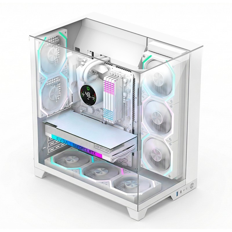 Ordenador Gaming Infinity Pro White Rgb R7 9800x3d/16gb Ddr5/ssd1tb Nvme/wifi/r.liq/750w/w11pro - Imagen 4