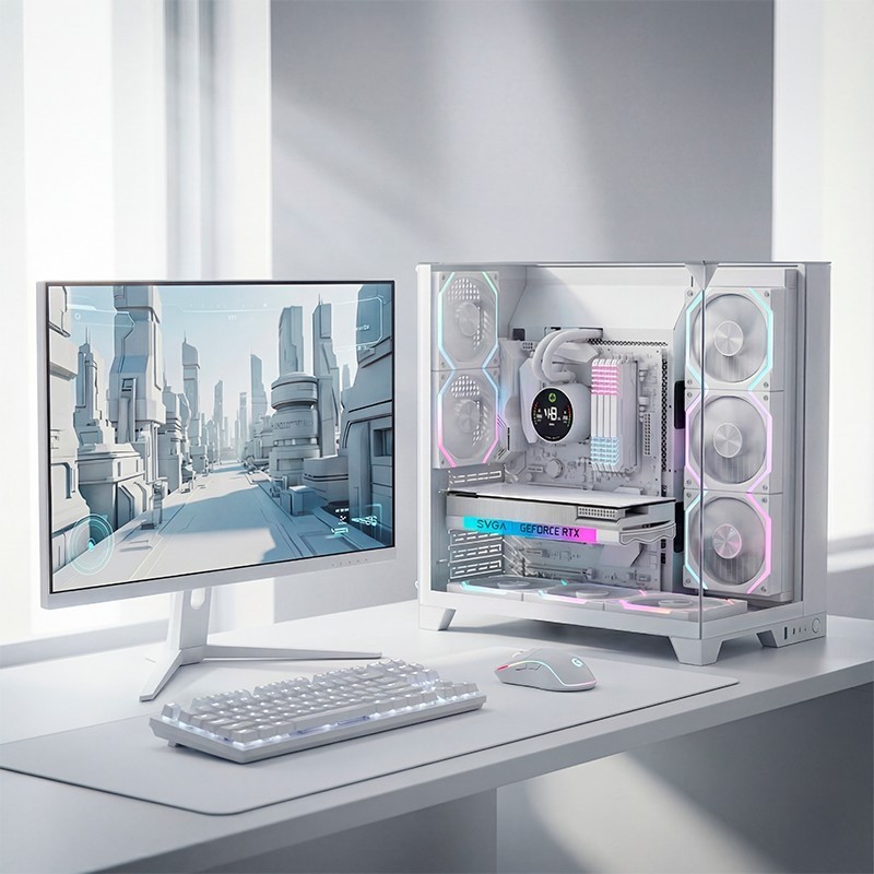 Ordenador Gaming Infinity Pro White Rgb R7 9800x3d/16gb Ddr5/ssd1tb Nvme/wifi/r.liq/750w/w11pro - Imagen 5