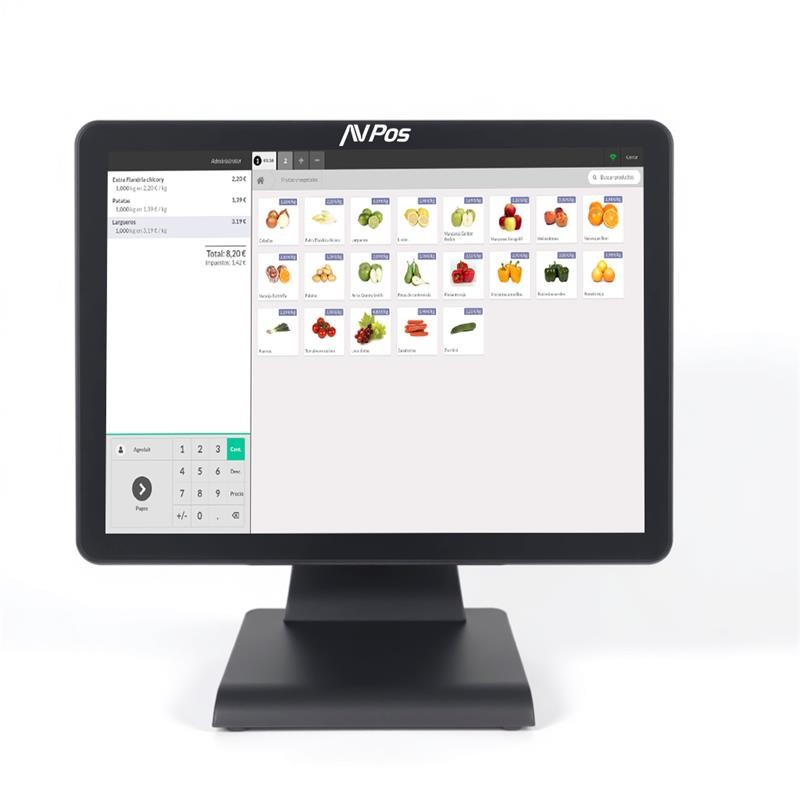 TPV AVPOS K2000 15 SLIM I3/8GB/M.2 128GB/WIFI/BLUETOOTH/LAN 1000 3YR GAR