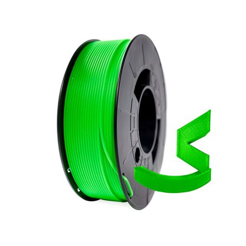 WINKLE FILAMENTO VERDE ELECTRICO PLA-HD 1.75MM 1 KG